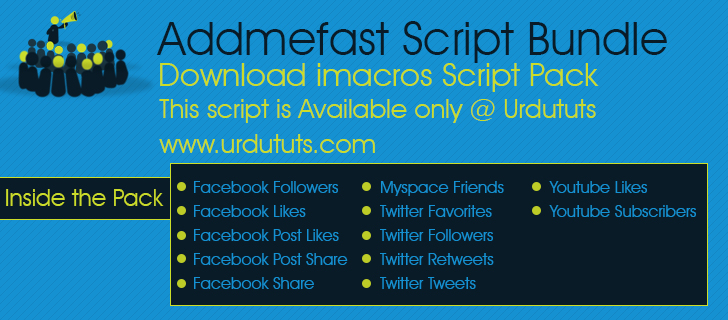Addmefast iMacros Scripts Collection